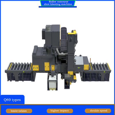 Automatic Q6930A High End Roller Conveyor Shot Blasting Machine for Large Steel Beams
