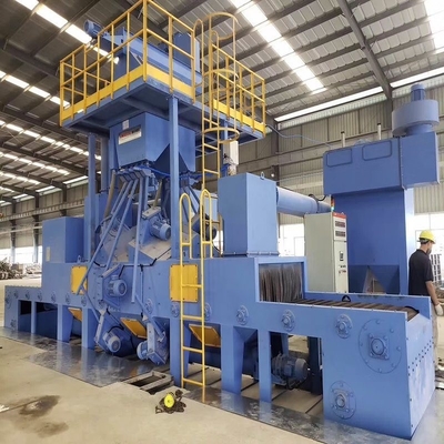 Customized Multiple Colors Steel Plate Shot Blasting Machine for Your Manufacturin