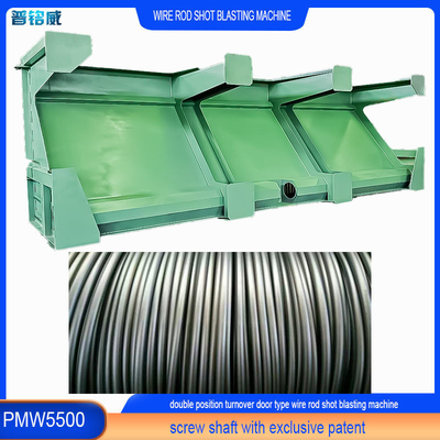 330 Kw Impeller Head Power Wire Rod Shot Blasting Machine for High Carbon Steel Product