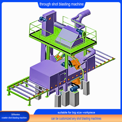 Customized All Kinds of Roller Through Type Shot Blasting Machine