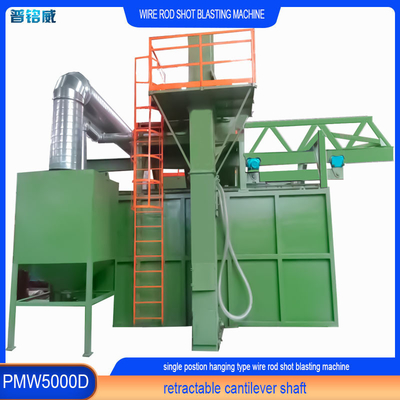 150 Kw Total Power Electric Wire Rod Shot Blasting Machine Automatic