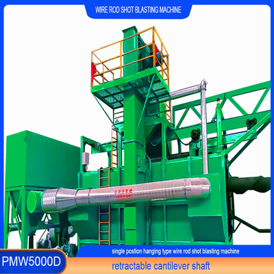 150 Kw Total Power Electric Wire Rod Shot Blasting Machine Automatic