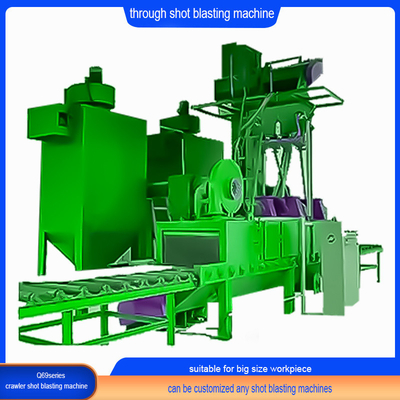 Q6930A Customized Roller Through Shot Blasting Machine for Steel Pipes and Plates