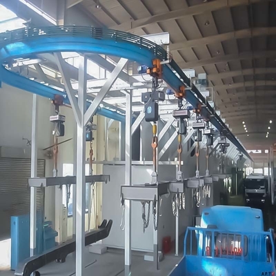 20 Years Experience 20t Overhead Conveyor Catenary Shot Blasting Machine with Spare Parts