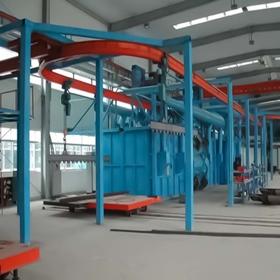 20 Years Experience 20t Overhead Conveyor Catenary Shot Blasting Machine with Spare Parts
