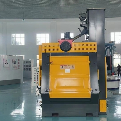 1 Ton Load Capacity Sand Blasted Crawler Shot Blasting Machine for Spring Industry