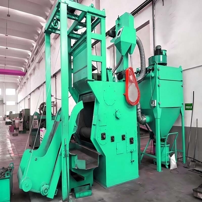 Electric PLC Rubber Tumble Belt Shot Blasting Machine with Easy Operation and Maintenance
