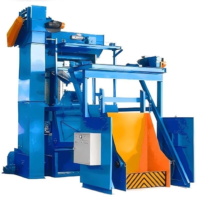 Crawler Abrator Rubber Tumble Belt Type Shot Blasting Cleaning Machine for Iron Castings