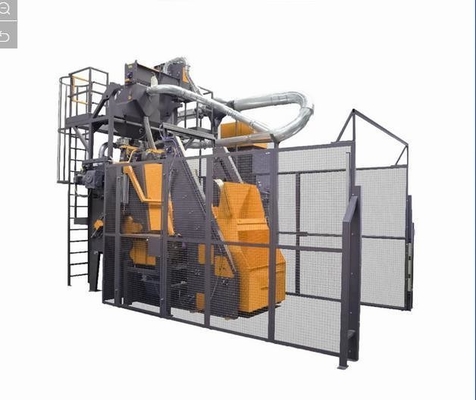 Rotary Abrator Tumble Rubber Belt Shot Blasting Machine for Metal Surface Treatment