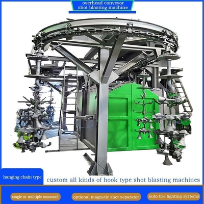 20t Overhead Conveyor Shot Blasting Machine with Newly Developed Abrasive Separators