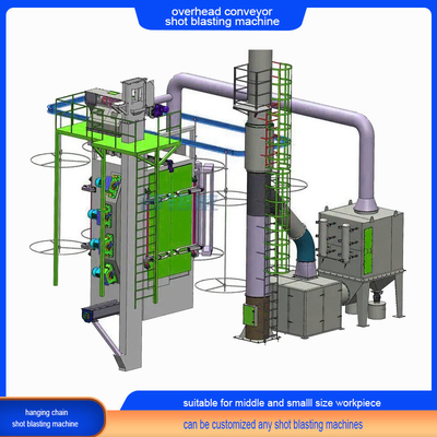 Multiple Hooks Catenary-Through Abrator Shot Blasting Machine for Mill Scale Removal