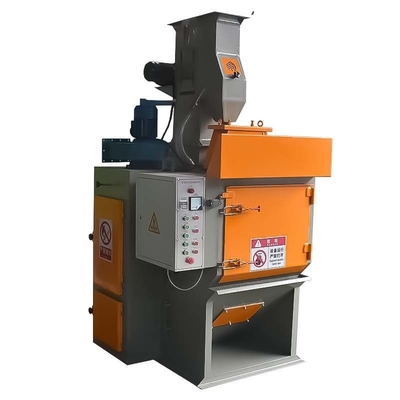 High Effective Yellow and Blue Tumble Belt Shot Blasting Machine for Crawler Abrator