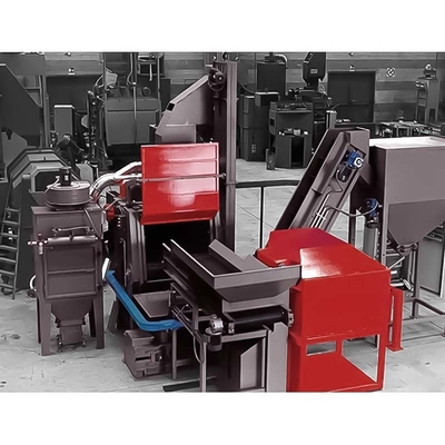 Crawler Abrator Red Tumble Belt Shot Blasting Machine with The Max Single Weight 25kg