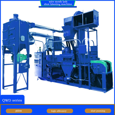 Automatic Wire Mesh Belt Conveyor Shot Blasting Machine for Deburring and Deflashing