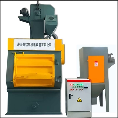 Q324 Tumble Rubber Belt Type Shot Blasting Machine with Automation and Total Power 26