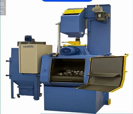 One Years After-sales Service Electric Tumble Shot Blasting Machine with Rubber Belt