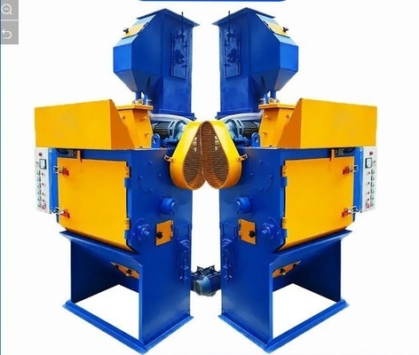 One Years After-sales Service Electric Tumble Shot Blasting Machine with Rubber Belt