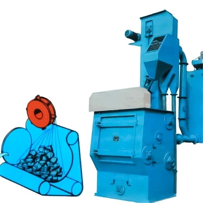 Rubber Tracked Shot Blasting Machine For Cleaning Workpiece Surface Customized Design