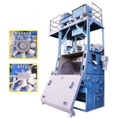 Small Workpiece Cleaning Rubber Crawler Shot Blasting Machine Made in by Pumingwei