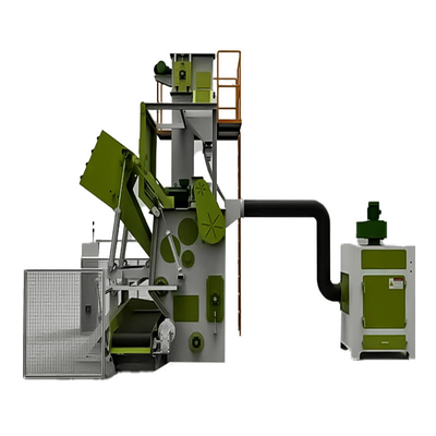 Customized Crawler Rubber Belt Shot Blasting Machine with Bag Dust Collector Guaranteed