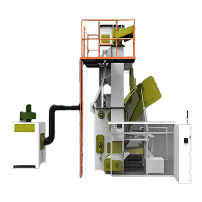Customized Crawler Rubber Belt Shot Blasting Machine with Bag Dust Collector Guaranteed