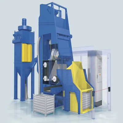 Customized Crawler Rubber Belt Shot Blasting Machine with Bag Dust Collector Guaranteed