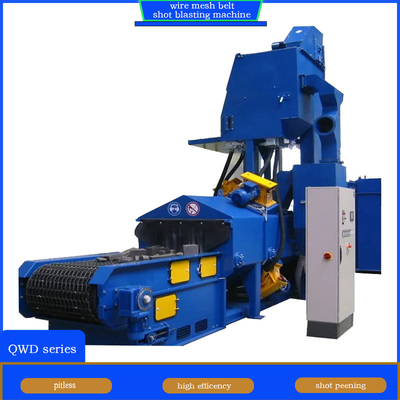 Customizable Wire Mesh Belt Conveyor Shot Blasting Machine for Aluminium Alloy Parts