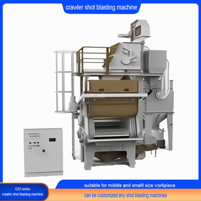 Non-Ferrous Parts Tumble Rubber Belt Shot Blasting Machine with High Cleanliness