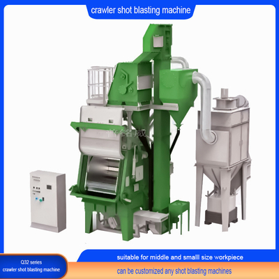 Custom Tumble Rubber Belt Shot Blasting Machine for Crawler Abrator on Workpiece Surface