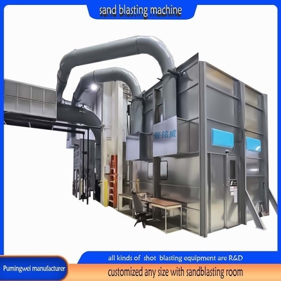 Artificial Control High Cleaning Equipment Sandblasting Booth with No Pit