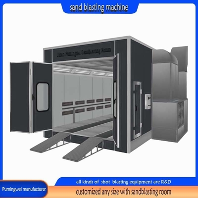 Artificial Control High Cleaning Equipment Sandblasting Booth with No Pit