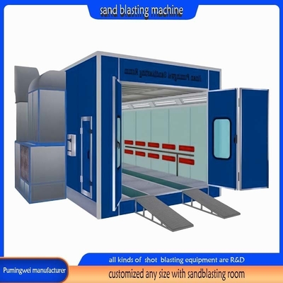 Artificial Control High Cleaning Equipment Sandblasting Booth with No Pit