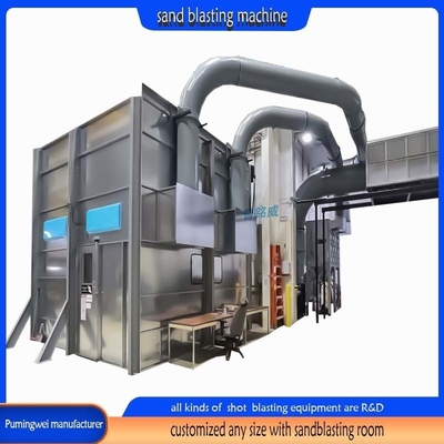 Advanced Multiple Colors Sandblasting Booth Equipment for Customized Production Needs