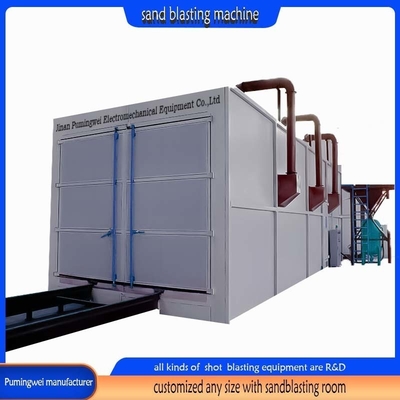 Effective Derusting Sand Blast Room for Surface Contamination Removal and Restoration