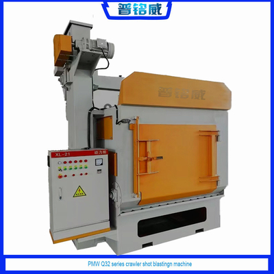Customization Q329 Auto Rust Cleaning Crawler Tumble Rubble Belt Shot Blasting Machine