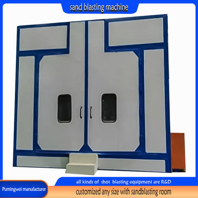 Custom Artificial Control Sandblasting Room for Removing Mill Scale and Shot Blasting