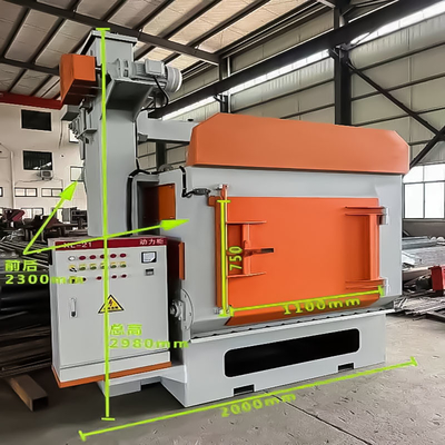 Customized Q3210 Multiple Colors Crawler Belt Shot Blasting Machine for Small Forgings