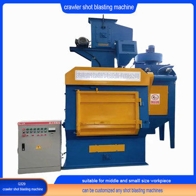 2.0-2.8t/H Production Rate Rubber Crawler Type Shot Blasting Machine for Small Castings