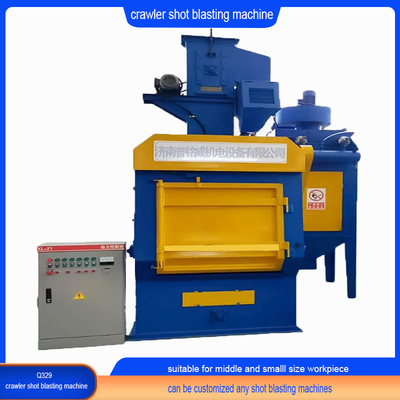 Customized High Cleanliness Crawler Belt Shot Blasting Cleaning Machine for Spring Parts
