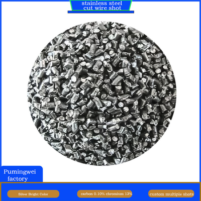 Round Shape Stainless Steel Cut Wire Shot for PMW 0.8 Applications from Pumingwei