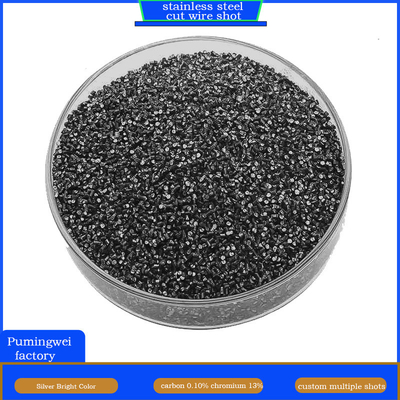 Round Shape Stainless Steel Cut Wire Shot for PMW 0.8 Applications from Pumingwei