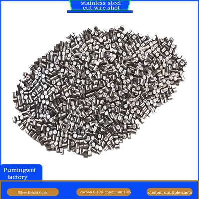 Round Shape Stainless Steel Cut Wire Shot for PMW 0.8 Applications from Pumingwei