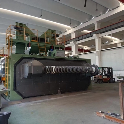 Double Station Flip Door Type Wire Rod Shot Blasting Machine for Rust Removal at 40-20RMB