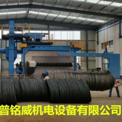 Wire Rod Production SA2.0-SA3.0 Indicate Cleanliness Derusting Shot Blasting Machine