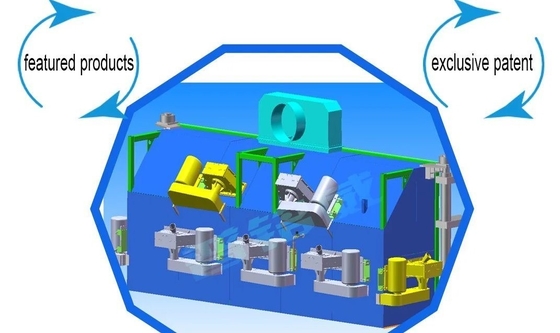 Fast Shipping Wire Rod Coil Shot Blasting Machine with High Cleanliness and Automation