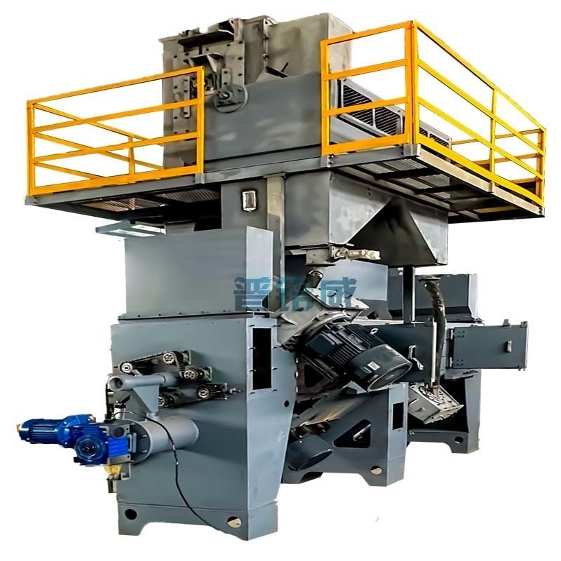 Online Wire Rod Coils Hot Blasting Machine for Continuous Rust Removal Level S2.5-3.0