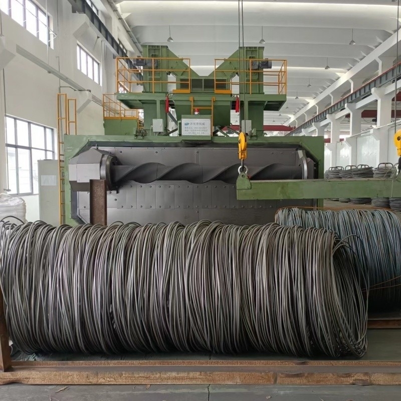 6.6*5.5*6m Overground Height Customized Steel Wire Rope and Wire Shot Blasting Machine