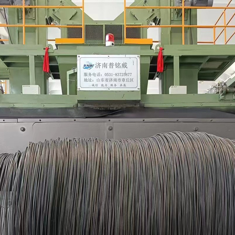 40-20RMB Double Position Turnover Door Wire Rod Shot Blasting Machine for Rust Removal