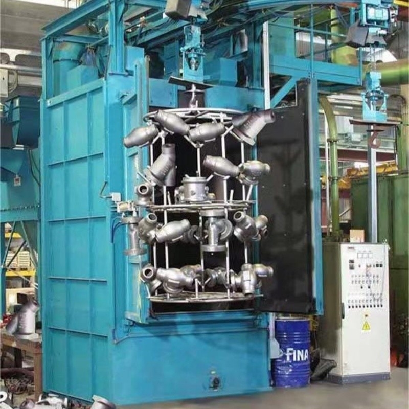 Efficiency Tall Hanging Type Steel Shot Blasting Machine for Metal Surface Renovation