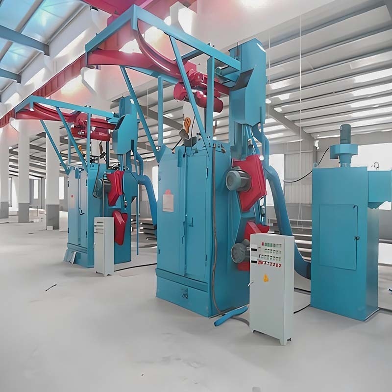 Custom Any Sizes Spinner Hanger Type Shot Blasting Machine with Explosion-Proof Hook